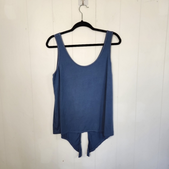 Good hYOUman Renley Be Kind Blue Tank Top Cotton Modal Sustainable Athleisure - Picture 5 of 9